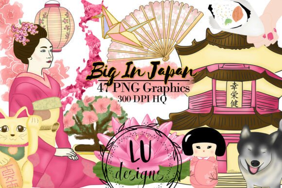 Stunning Japan Clipart & Asian Illustrations for Creatives