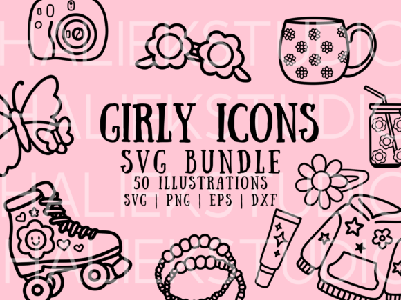 Unlocking Creativity with Girly Aesthetic SVG Illustrations